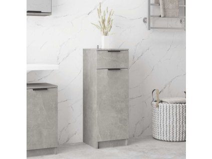 Koupelnová skříňka betonově šedá 32x34x90 cm kompozitní dřevo 811290