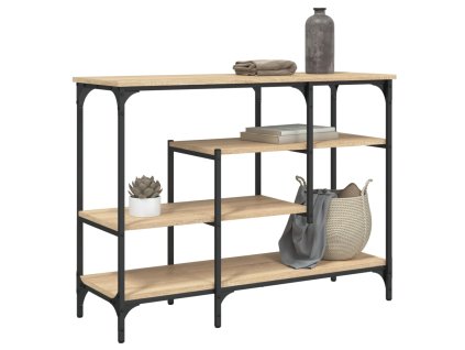 Konzolový stolek s policemi dub sonoma 100 x 35 x 75 cm 837788