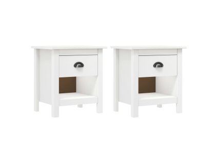 Noční stolky 2 ks Hill 46 x 35 x 49,5 cm masivní borové dřevo 288968