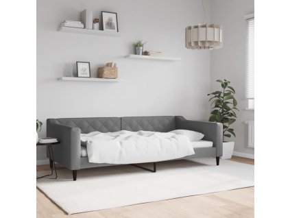 Válenda tmavě šedá 100 x 200 cm textil 354167