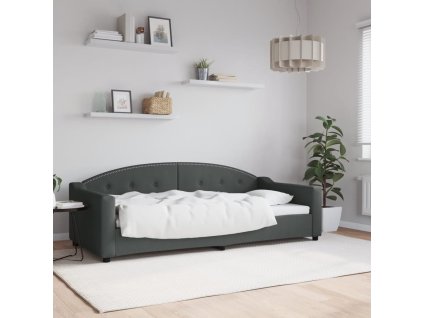 Válenda tmavě šedá 90 x 200 cm textil 354184