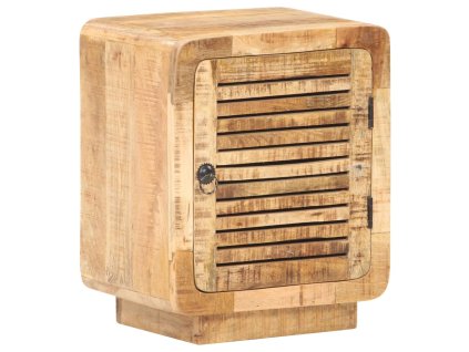 Noční stolek 40 x 30 x 50 cm hrubé mangovníkové dřevo 320462