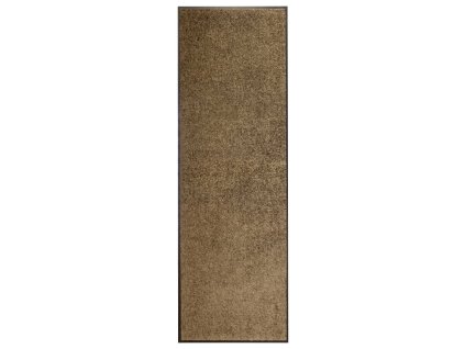 Rohožka pratelná hnědá 60 x 180 cm 323435