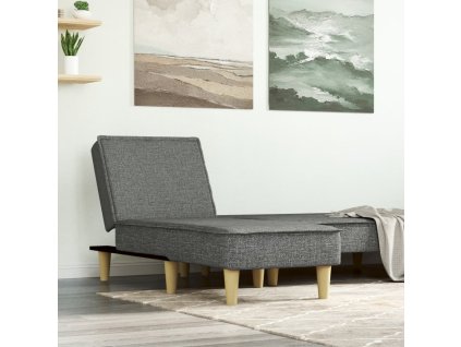 Lenoška tmavě šedá textil 352832