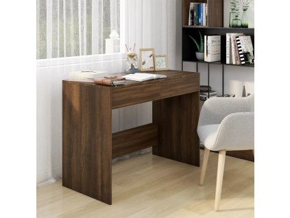 Psací stůl hnědý dub 101 x 50 x 76,5 cm kompozitní dřevo 812998