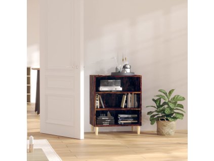 Příborník kouřový dub 57 x 35 x 70 cm dřevotříska 813188