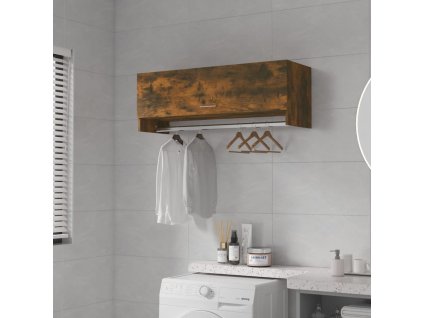 Šatní skříň kouřový dub 100 x 32,5 x 35 cm kompozitní dřevo 815213