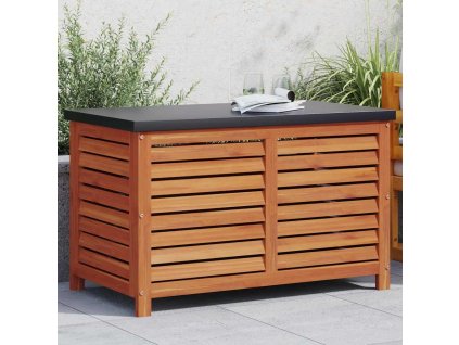 Zahradní úložný box 90 x 48 x 55 cm masivní eukalyptové dřevo 367839