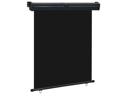 Balkonová zástěna 145 x 250 cm černá 48424