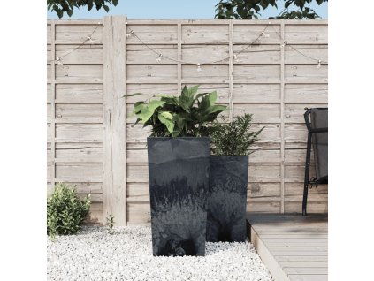 Truhlík s odnímatelnou vložkou antracit 21 / 49 l PP beton 364694