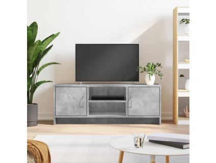 TV skříňka betonově šedá 102x30x37,5 cm kompozitní dřevo 823257