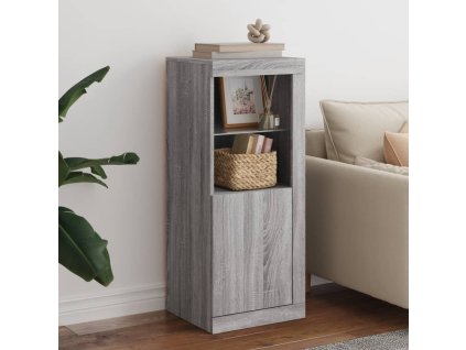 Příborník s LED osvětlením šedý sonoma 41 x 37 x 67 cm 836649