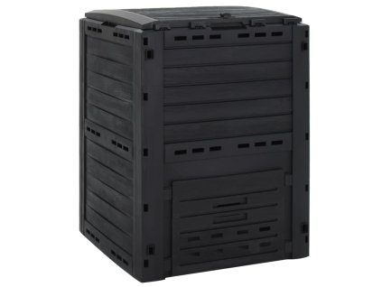 Zahradní kompostér černý 280 l polypropylen 152202