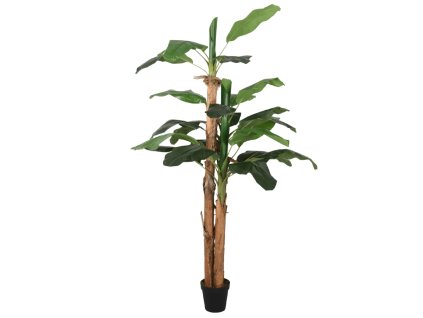 Umělý banánovník 19 listů 180 cm zelený 359002