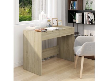 Psací stůl dub sonoma 101 x 50 x 76,5 cm kompozitní dřevo 809560
