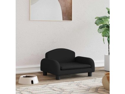 Pelíšek pro psy černý 50 x 40 x 30 cm textil 171975