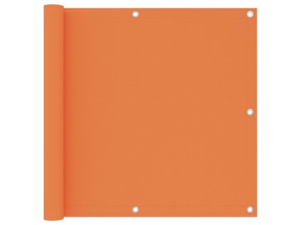 Balkónová zástěna oranžová 90 x 600 cm oxfordská látka 135051