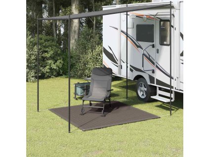 Koberec do stanu 250 x 250 cm antracitový HDPE 310680