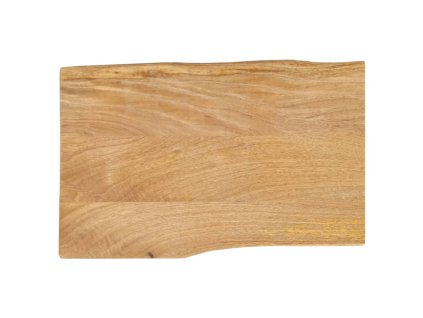 Stolní deska 70 x 40 x 2,5 cm živá hrana mangovníkové dřevo 370705