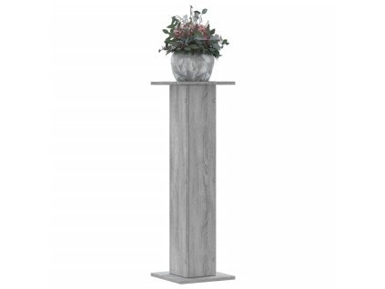 Stojany na rostliny 2 ks šedé sonoma 30 x 30 x 95 cm kompozit 3307878