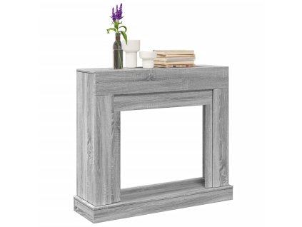 Krbová obestavba šedá sonoma 100x30x87,5 cm kompozitní dřevo 854567