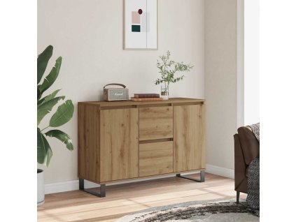 Příborník dub artisan 101,5 x 35 x 70 cm kompozitní dřevo 857269