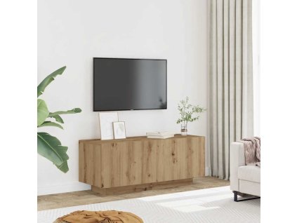 TV stolek dub artisan 100 x 35 x 40 cm kompozitní dřevo 856354