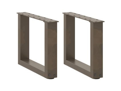 Nohy konferenčního stolku ve tvaru U 2 ks přírodní ocel 30 x (30-31) cm ocel 4013131