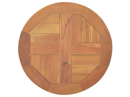 Stolní deska masivní teakové dřevo kulatá 2,5 cm 40 cm 316153