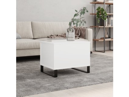 Konferenční stolek bílý 60 x 44,5 x 45 cm kompozitní dřevo 830956
