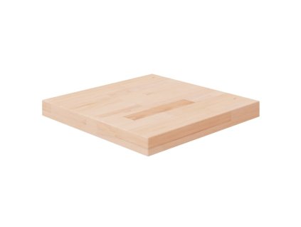 Čtvercová stolní deska 100x20x2,5cm masivní dub bez úprav 342942