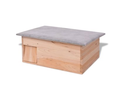 Domek pro ježka 45 x 33 x 22 cm dřevěný 42351