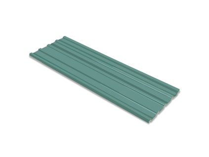 Střešní panely 12 ks pozinkovaná ocel zelené 42984