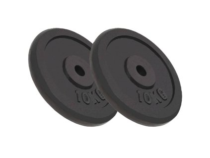 Kotouče na činky 2 ks 2x 10 kg litina 91394