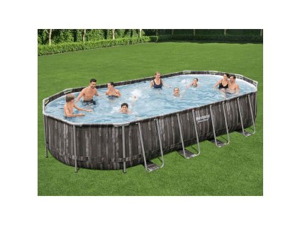 Bestway Bazénový set oválný 7,32 x 3,66 x 1,22 m 93347