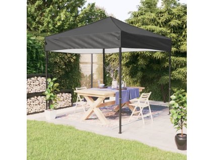 Skládací party stan antracitový 2 x 2 m 93495