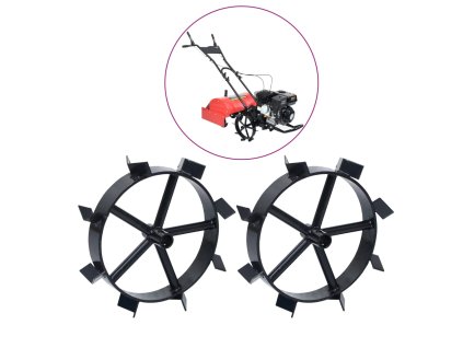 Kovová kola pro benzínový kultivátor 6,5 HP 2 ks 146268