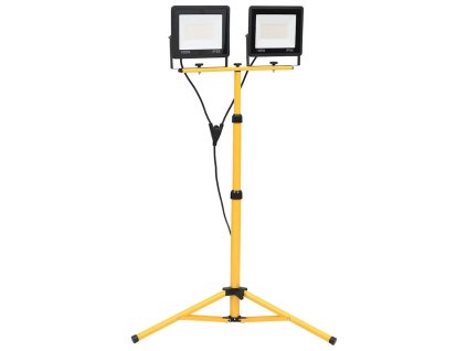 LED reflektor se stojanem 2 x 100 W studené bílé světlo 149662