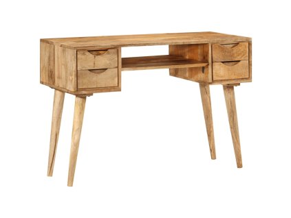 Stůl se zásuvkami 110 x 47 x 76 cm masivní mangovníkové dřevo 351593