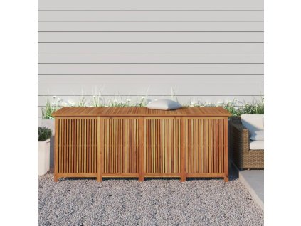 Zahradní úložný box 200 x 80 x 75 cm masivní akáciové dřevo 319709