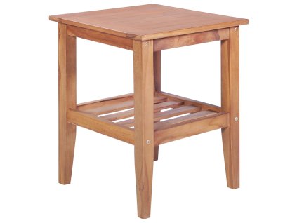 Konferenční stolek 40 x 40 x 50 cm čtvercový masivní teak 44737