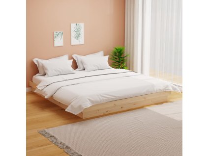 Rám postele masivní dřevo 180 x 200 cm Super King Size 819922