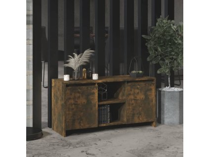 TV skříňka kouřový dub 102 x 37,5 x 52,5 cm kompozitní dřevo 813020