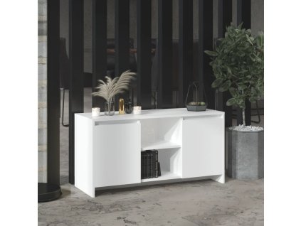 TV skříňka bílá 102 x 37,5 x 52,5 cm kompozitní dřevo 809791