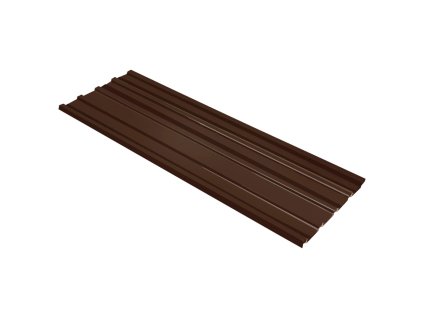 Střešní panely 12 ks pozinkovaná ocel hnědé 145721