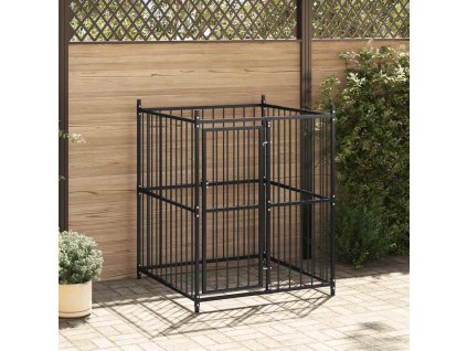 Venkovní psí kotec 120 x 120 x 150 cm 145763