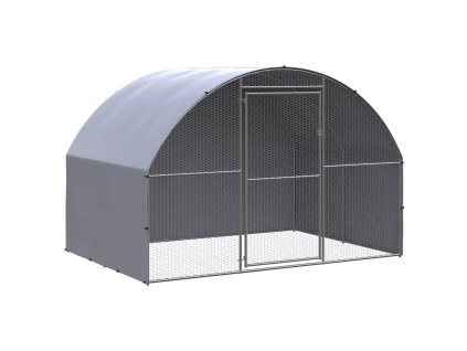 Venkovní klec pro kuřata 3 x 2 x 2 m pozinkovaná ocel 3095472