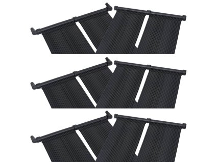 Solární ohřívač bazénu panel 6 ks 80 x 310 cm 3079663