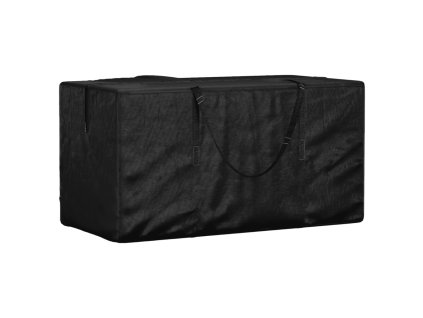 Úložný vak na zahradní podušky černý 150x75x75 cm polyethylen 319346