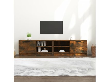 TV skříňky 2 ks kouřový dub 80 x 35 x 36,5 cm kompozitní dřevo 817118